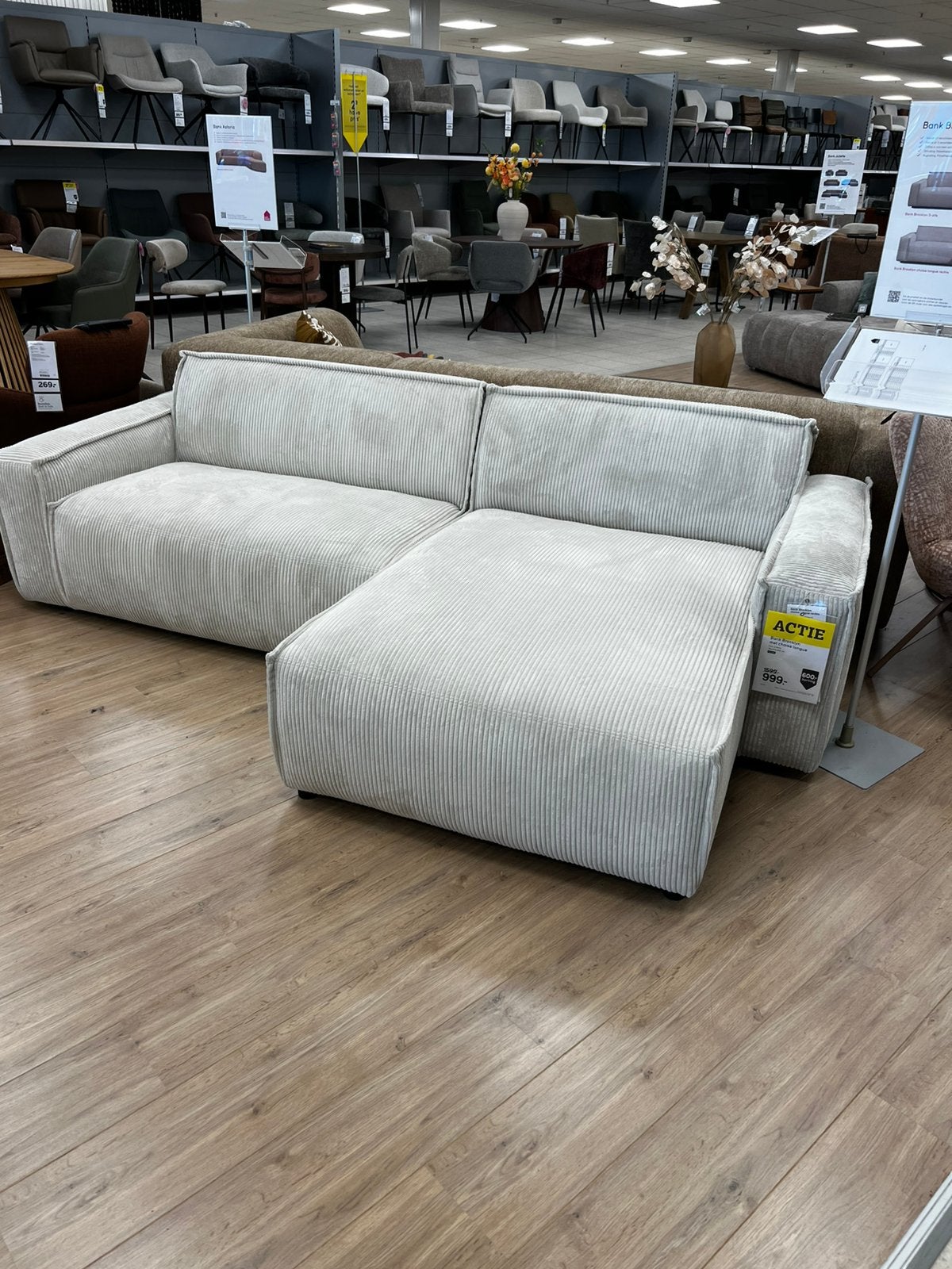 Bank Brooklyn, Ophalen, 250 tot 300 cm, Driepersoons, Nieuw