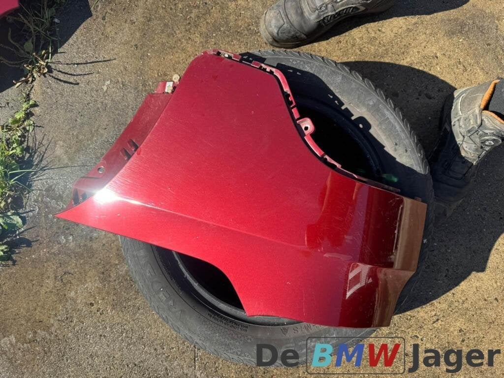 Bumperhoek rechtsachter vermilion rot BMW X5 E70 7158440, Gebruikt, Ophalen of Verzenden, Achter