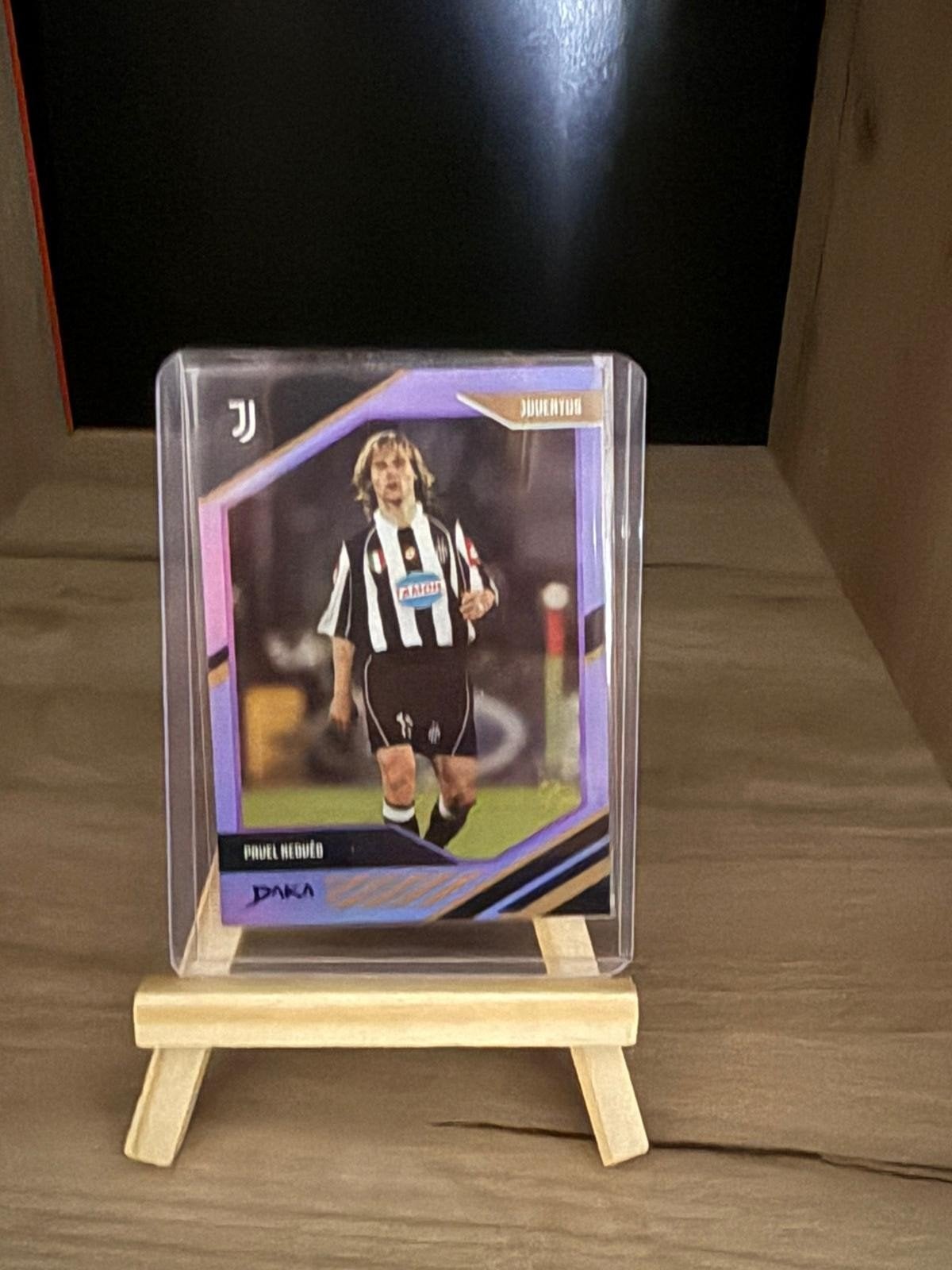 Pavel Nedved en Gleison Bremer Juventus Voetbal Kaarten, Ophalen of Verzenden, Zo goed als nieuw, Buitenlandse clubs, Spelerskaart
