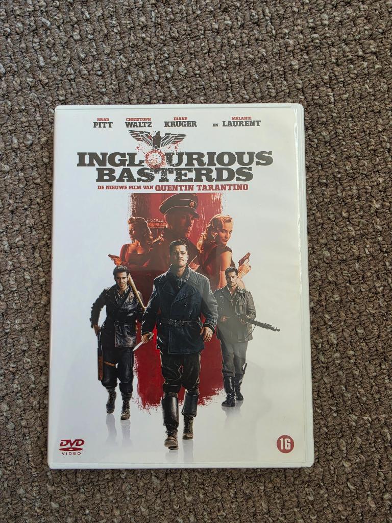 Te Koop: DVD Quentin Tarantino's Inglourious Basterds, Vanaf 16 jaar, Ophalen of Verzenden, Zo goed als nieuw, Actie