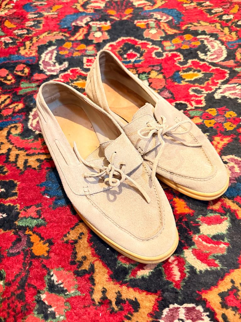 Loro Piana loafers 40.5, Verzenden, Gedragen, Blauw, Loafers