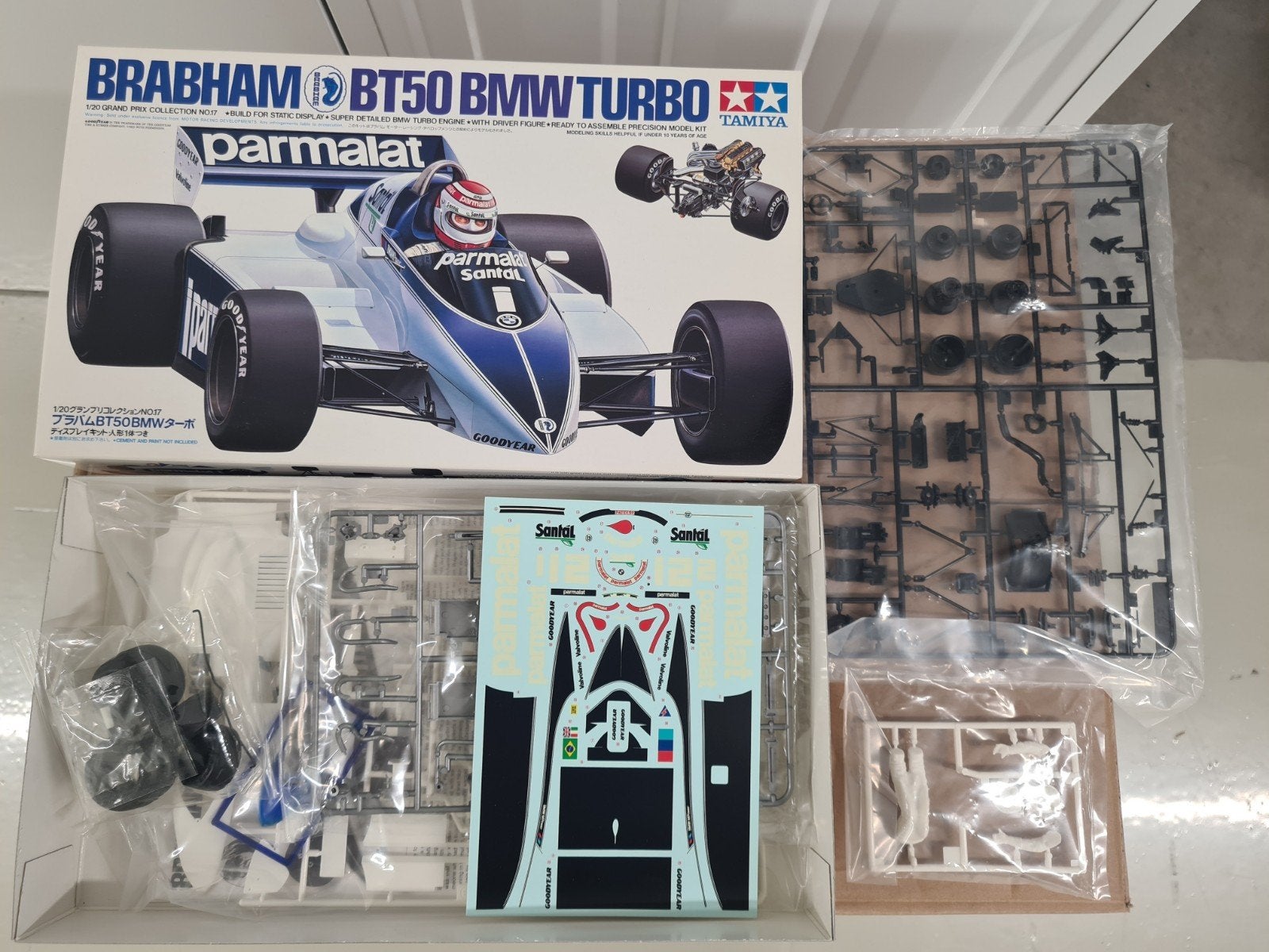 Tamiya Brabham BMW F1, schaal 1/20, nieuw, Auto, Groter dan 1:32, Nieuw, Ophalen of Verzenden