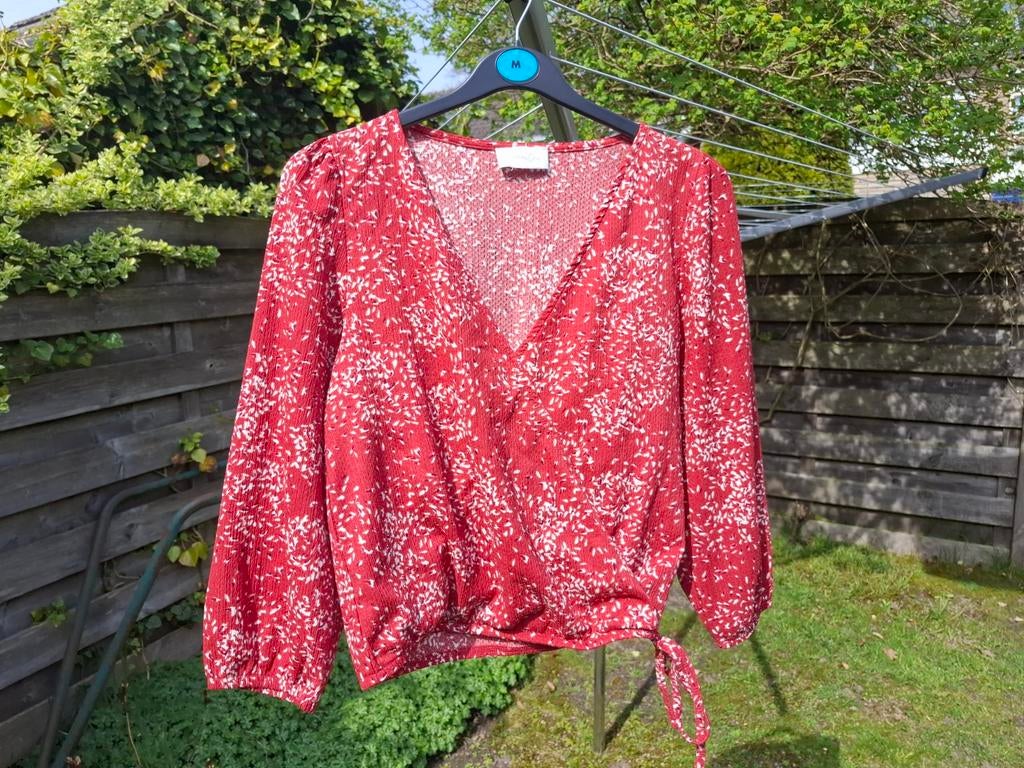 Cotton Club shirtje met lange mouwen en print - Maat S, Ophalen of Verzenden, Zo goed als nieuw, Lange mouw, Maat 36 (S)