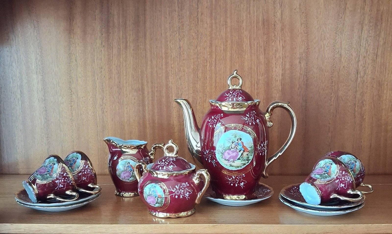 Vintage/Bordeaux Rood/Bavaria, Ophalen of Verzenden