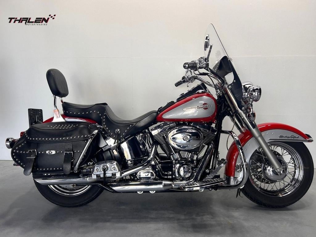 HARLEY-DAVIDSON HERITAGE SOFTAIL FLST (bj 2002) 19700 km, Motoren, 2 cilinders, HARLEY-DAVIDSON, Bedrijf, Onbekend