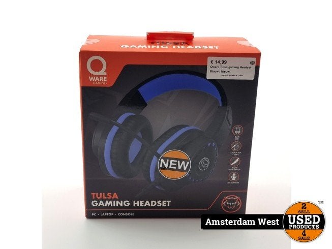 Qware Tulsa Gaming Headset Blauw | Nieuw in seal, Qware, Nieuw, Info@qware.co.uk, QWARE Limited
Cromwell House
15 Andover Road
Winchester, Hampshire SO23 7BT
United Kingdom