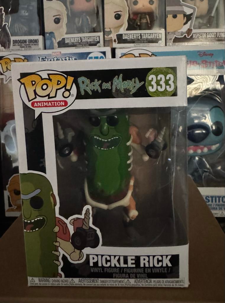 Funko Pop! Rick and Morty - 333 Pickle Rick, Ophalen of Verzenden, Zo goed als nieuw