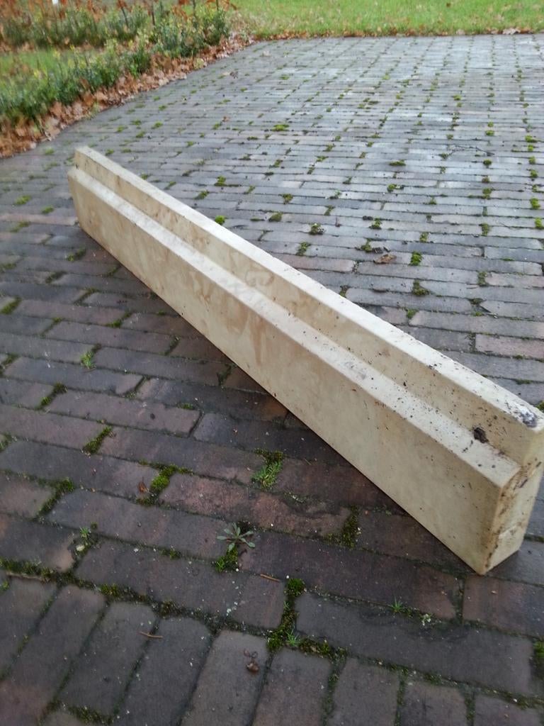 Betonnen Kantplank 105x15cm - Bouwmateriaal, Ophalen, Nieuw, Beton