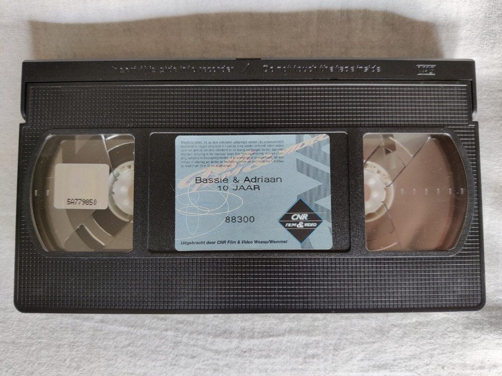 10 jaar Bassie&Adriaan 1990/1992 CNR, Cd's en Dvd's, Gebruikt, Alle leeftijden, Ophalen of Verzenden, Kinderprogramma of -film