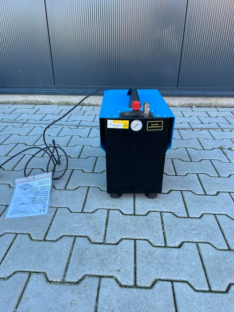 Airpress LMO 5-210 Silent – ultra stille compressor (230V), Ophalen, 6 tot 10 bar, Nieuw, Olievrij