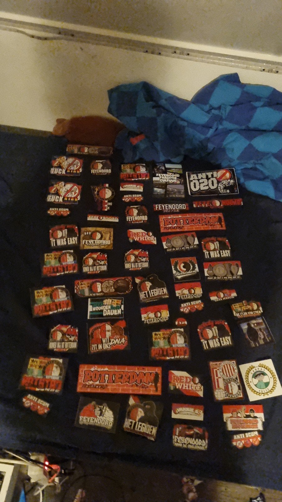 55 feyenoord stickers mix, Verzenden, Nieuw, Overige typen