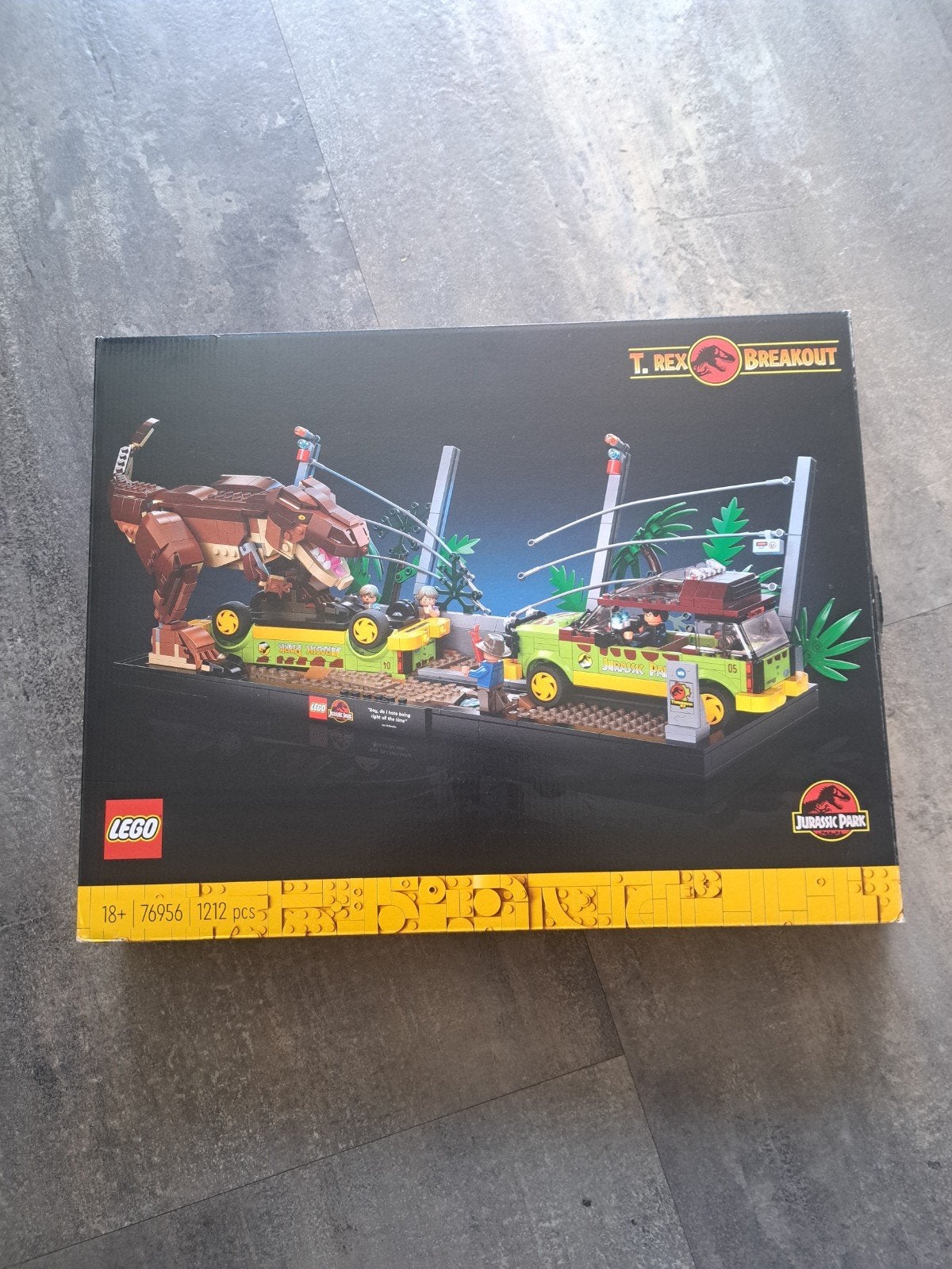 Lego T-Rex Breakout (76956), Jurassic World, Inclusief doos, Lego, Ophalen of Verzenden