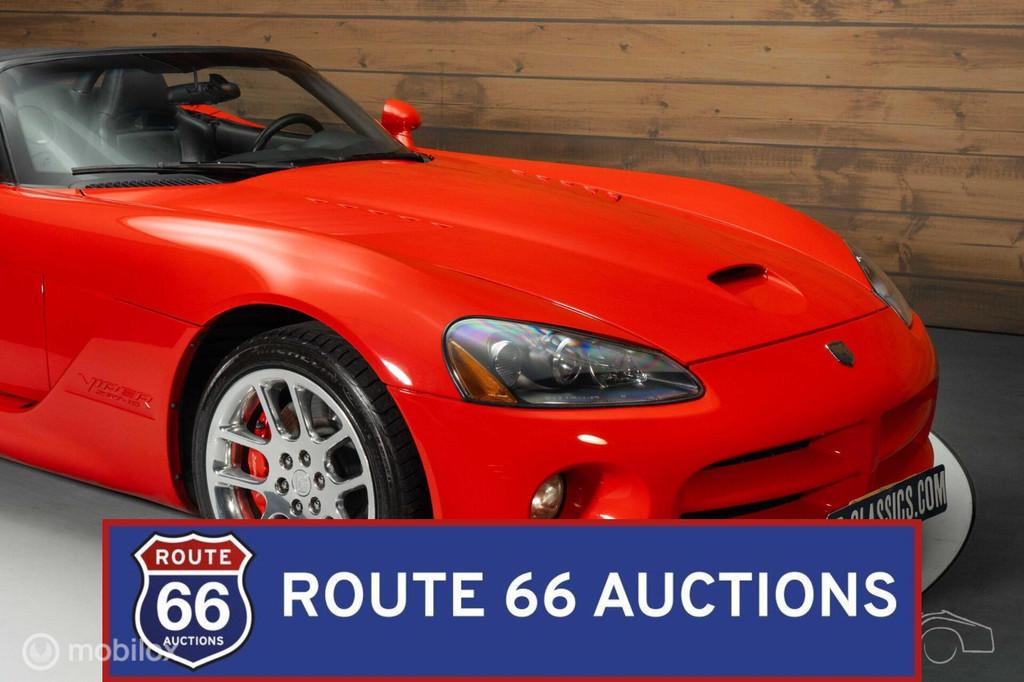 Dodge Viper SRT-10 | 2004 | Route 66 Auctions, Overige carrosserieën, Zwart, Bedrijf, Handgeschakeld