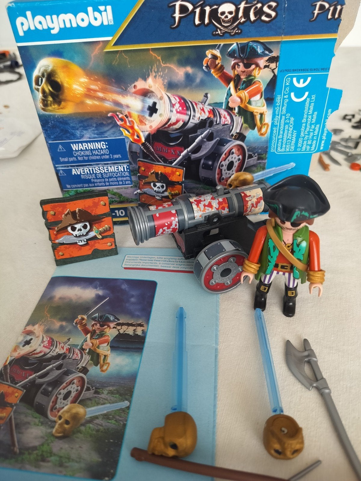 Playmobil Piraten Kanon met Piraat en Accessoires, Ophalen of Verzenden