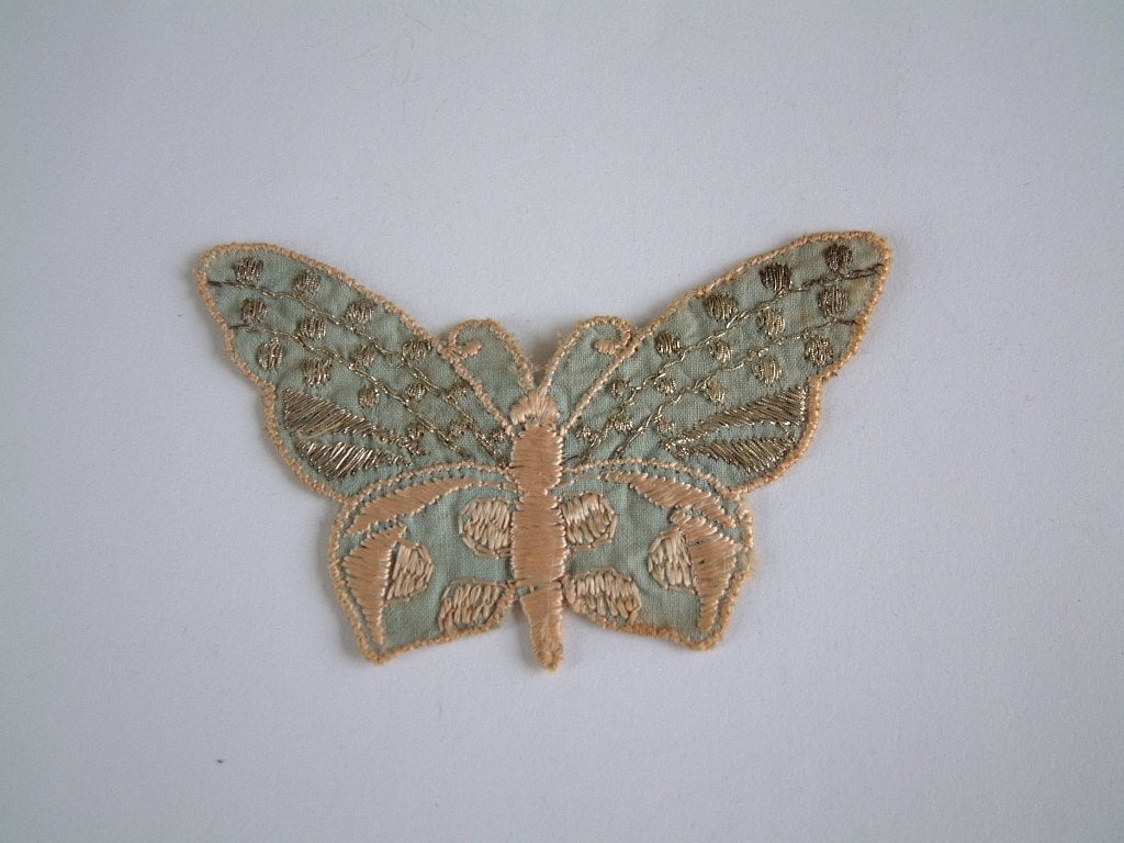 Turmac zijdje nr.2 vlinder, Ophalen of Verzenden, Gebruikt