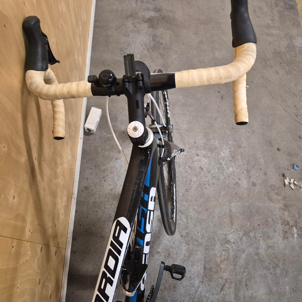 Foto 7 van Sensa Lombardia carbon racefiets zwart/blauw/wit