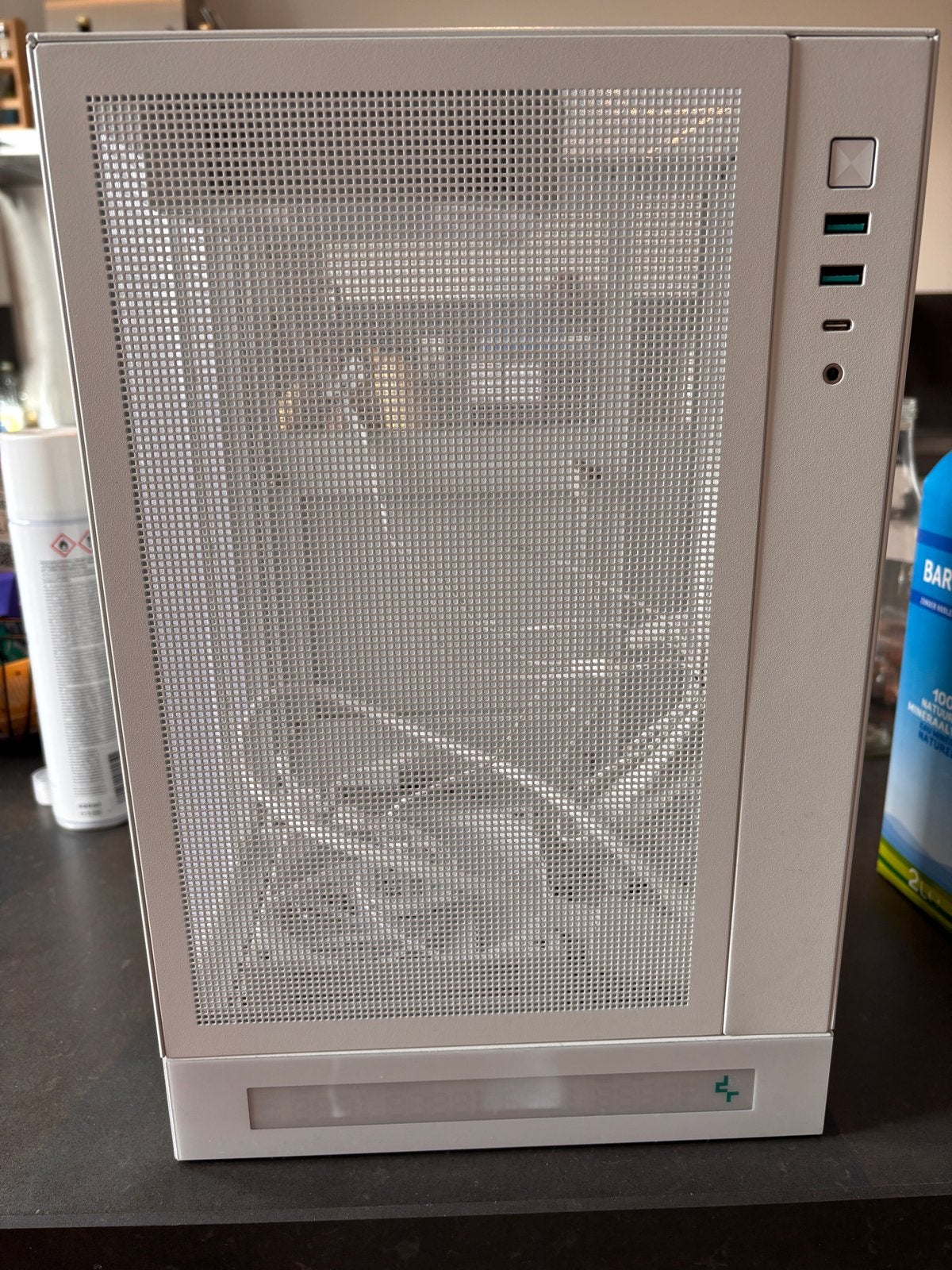 DeepCool CH170 DIGITAL WH Vertical Mini-ITX behuizing wit, Ophalen, Gebruikt