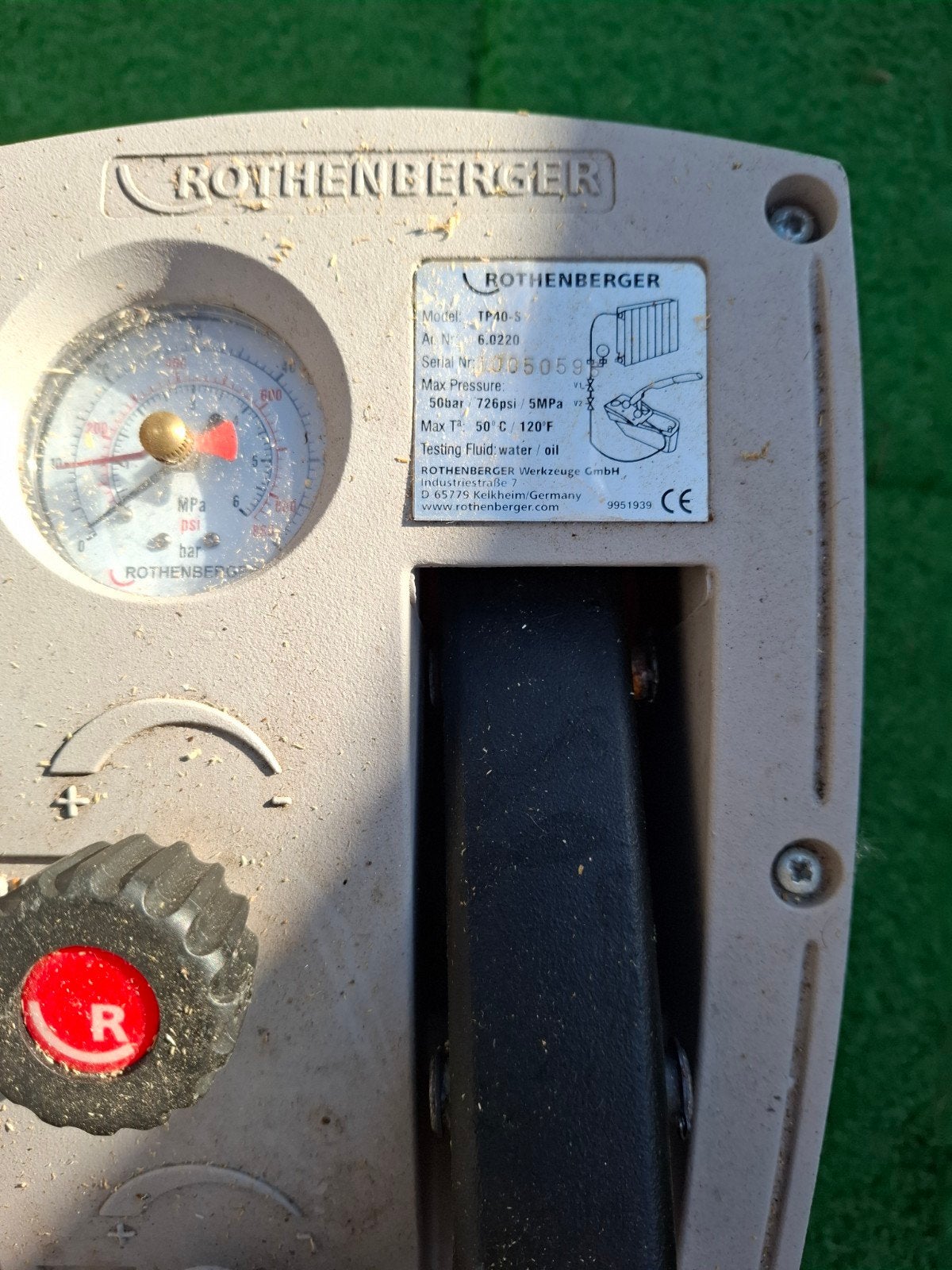 Rothenberger TP40-S Druktestpomp - Gebruikt, Ophalen