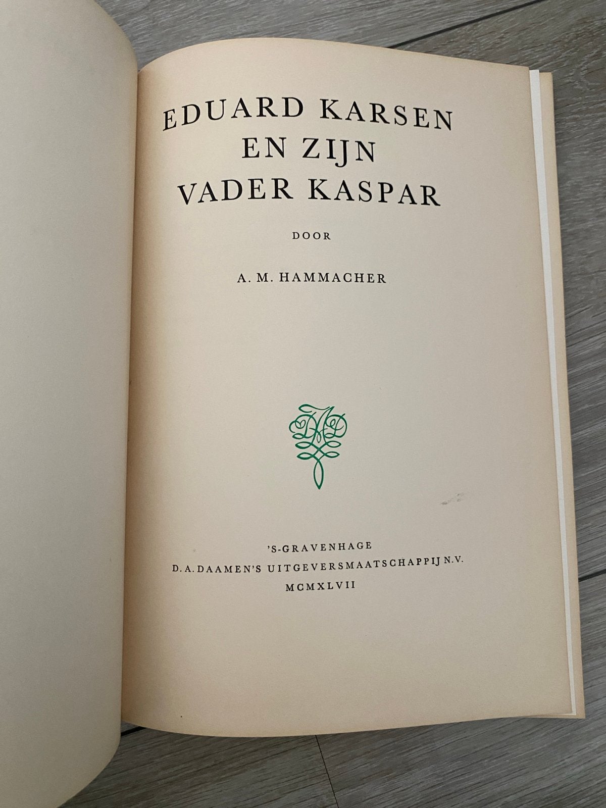 Eduard Karsen en zijn vader Kaspar - A.M. Hammacher, Verzenden, Gelezen, Overige onderwerpen