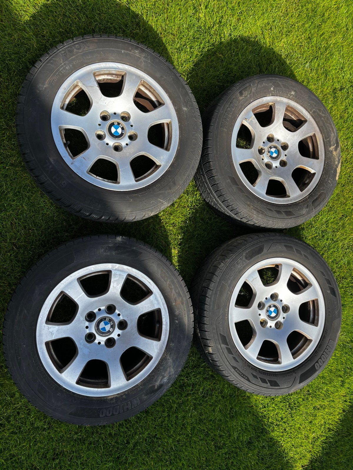 BMW velgen met winterbanden 225/55 R16, Auto-onderdelen, Ophalen, Gebruikt, BMW