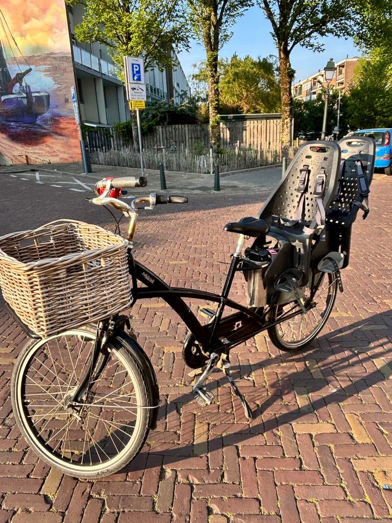 Tweelingfiets van Fietsfabriek, met twee zitjes, Ophalen of Verzenden, 2 zitjes, Gebruikt, Overige merken