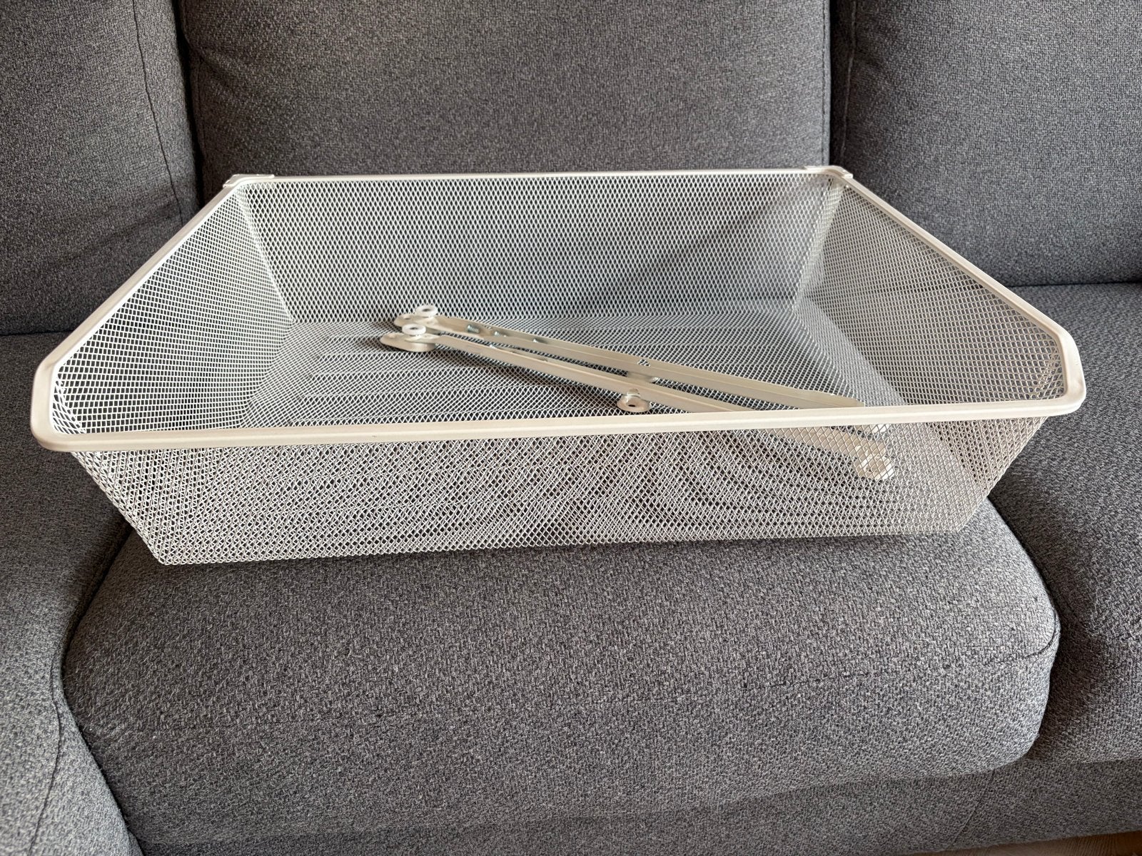 IKEA KOMPLEMENT Fijndraadmand wit 75x58, Ophalen, Zo goed als nieuw
