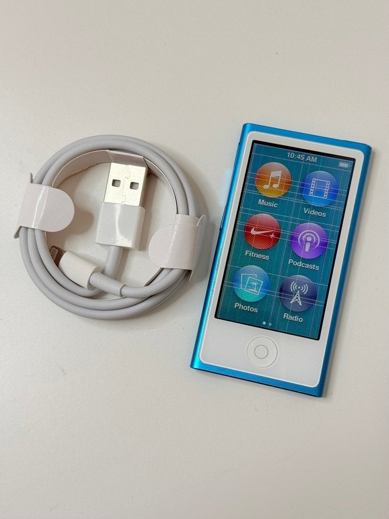 Apple iPod Nano 7 Blauw 16GB, Gebruikt, Ophalen of Verzenden, Nano, 10 tot 20 GB