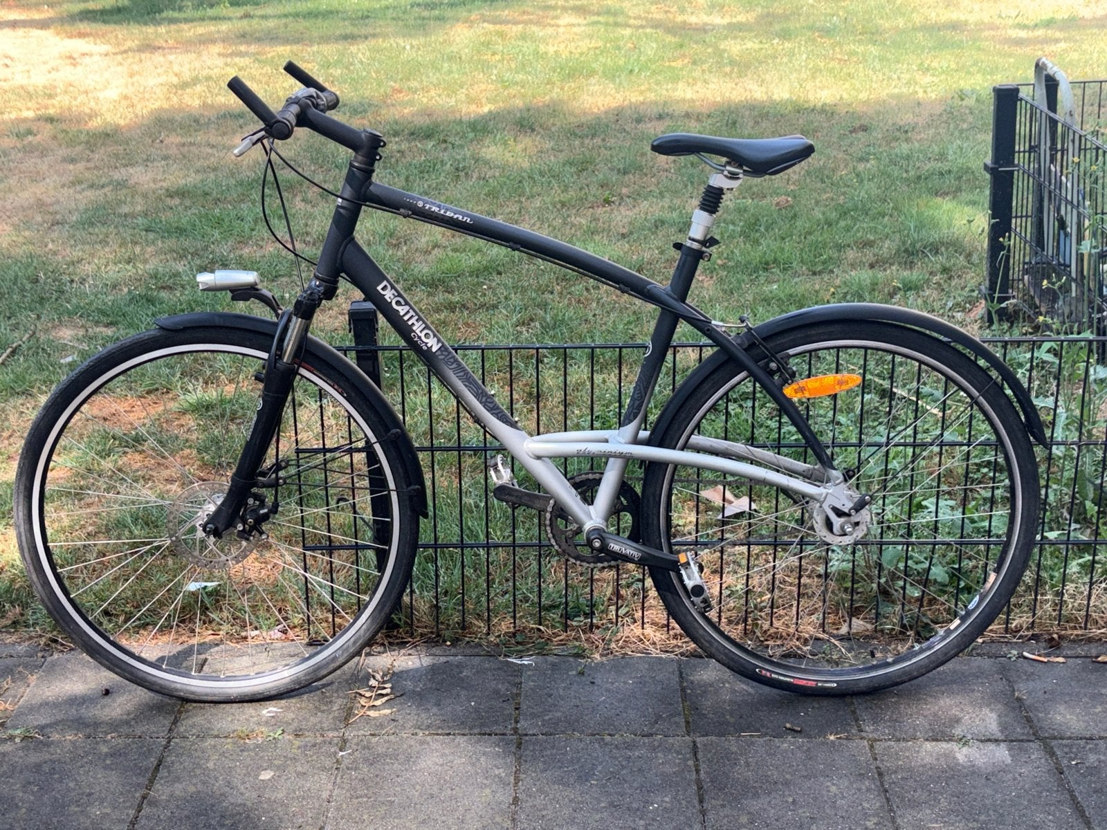 Decathlon Triban fiets met schijfremmen, Gebruikt, Versnellingen, Schijfrem, 53 tot 57 cm