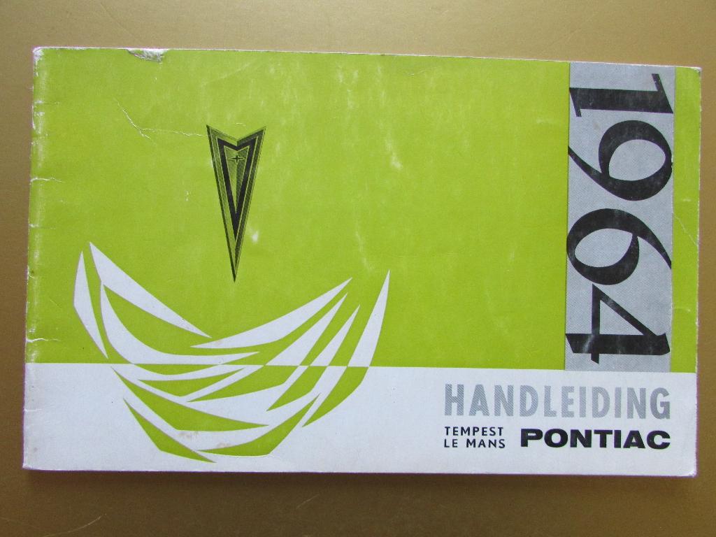 1964 Pontiac Tempest & Le Mans owner's manual, Nederlands, Ophalen of Verzenden