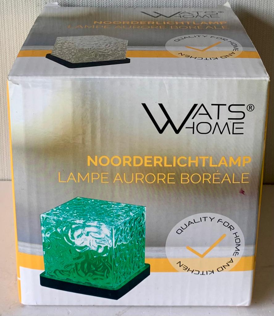 Noorderlicht / Aurora Borealis Lamp [11x11cm] Nieuw, Ophalen of Verzenden, Nieuw, Kunststof, Minder dan 50 cm