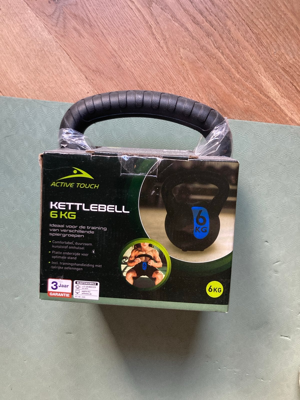 Active Touch Kettlebell 6KG - Nieuw in doos, Sport en Fitness, Fitnessmaterialen, Ophalen, Nieuw, Armen, Kettlebell