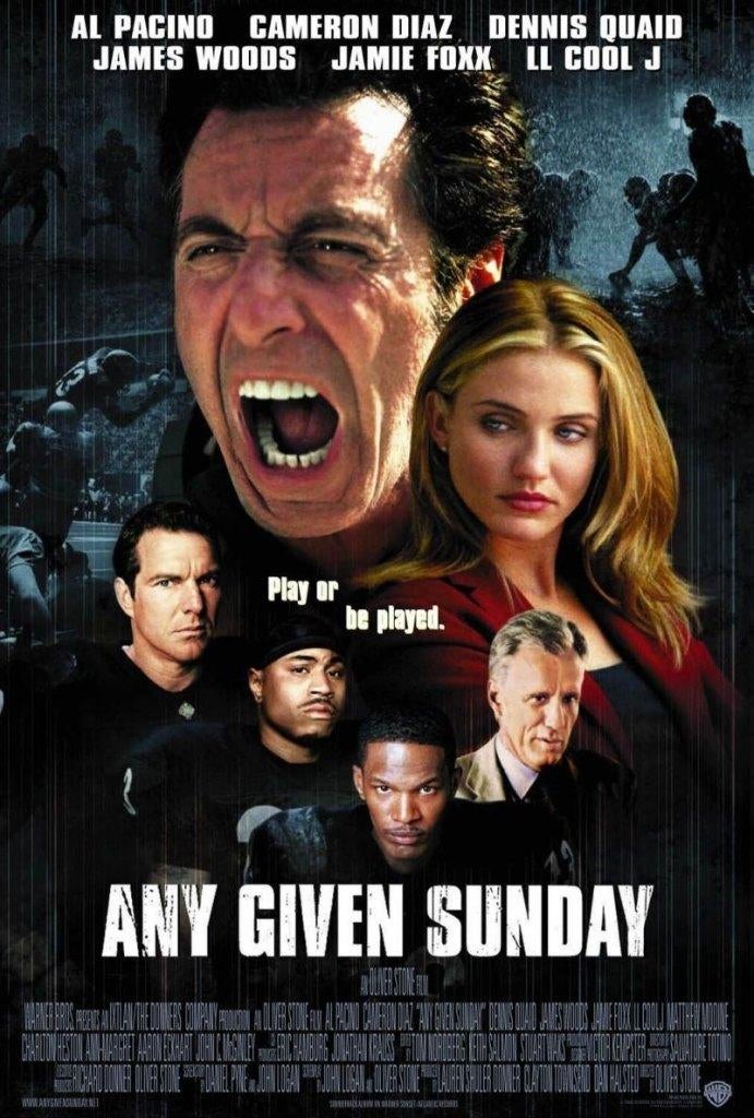 te koop : 35 mm bioscoopfilm Any given sunday 1999, Audio, Tv en Foto, Filmrollen, Ophalen of Verzenden, 35mm film