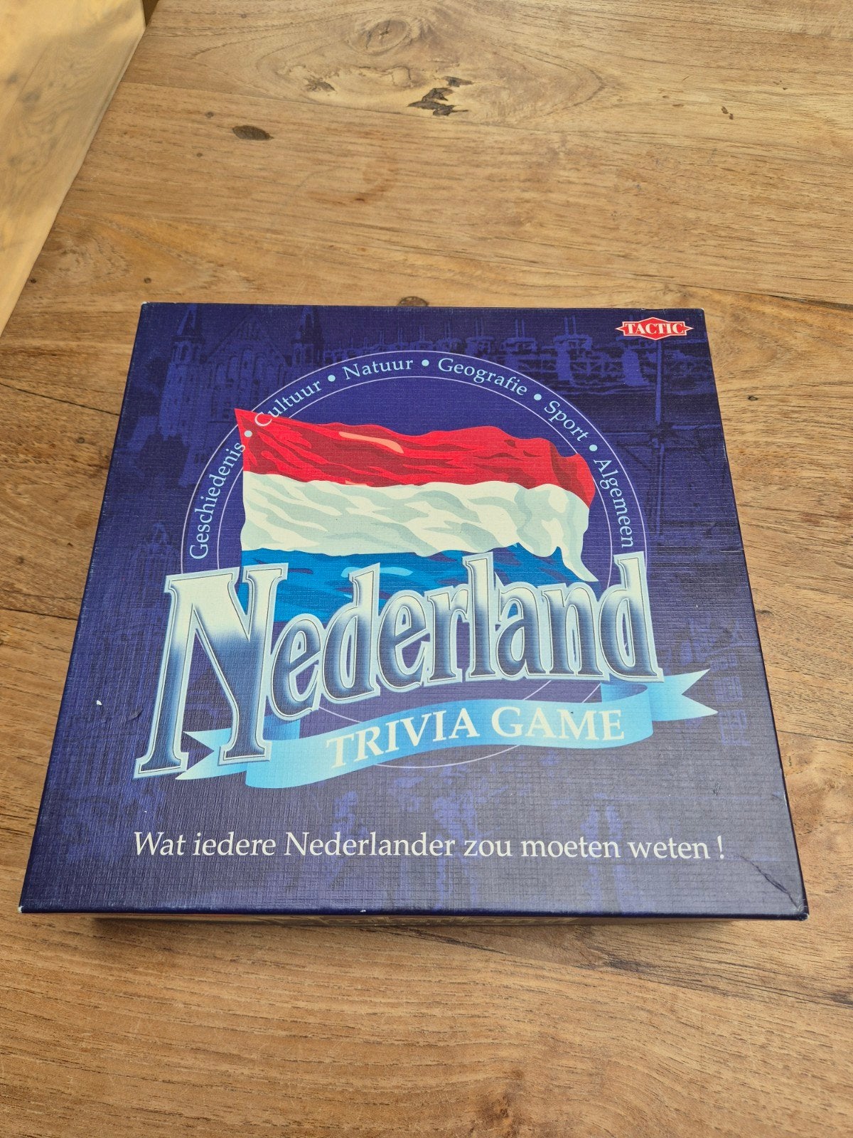 Nederland Trivia Game, Drie of vier spelers, Ophalen, Gebruikt, Tactic
