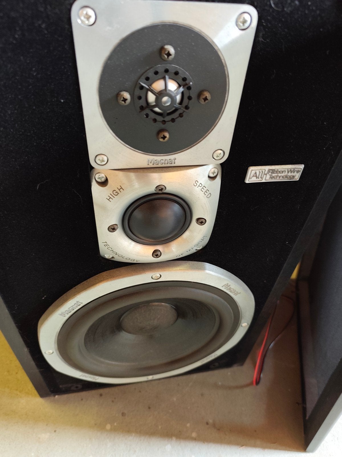 Magnat All Ribbon 8 P speakers - Vintage Hifi, Audio, Tv en Foto, Luidsprekers, Ophalen, Gebruikt, Magnat, 120 watt of meer