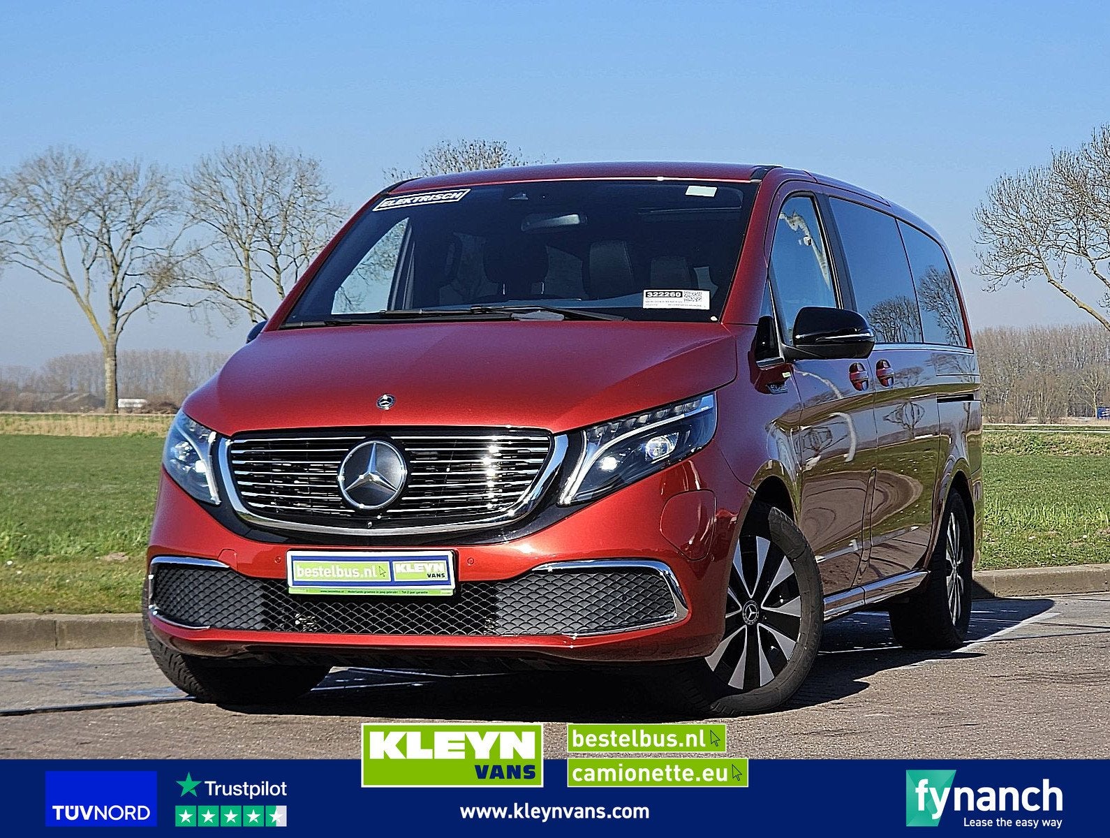 MERCEDES-BENZ EQV 300 6-zits pano navi l2!, Auto's, Bestelauto's, Automaat, Gebruikt, 95 pk, 2535 kg