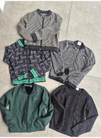 Pakket meisjes vesten 122/128, Gebruikt, Meisje, Trui of Vest, Diverse merken