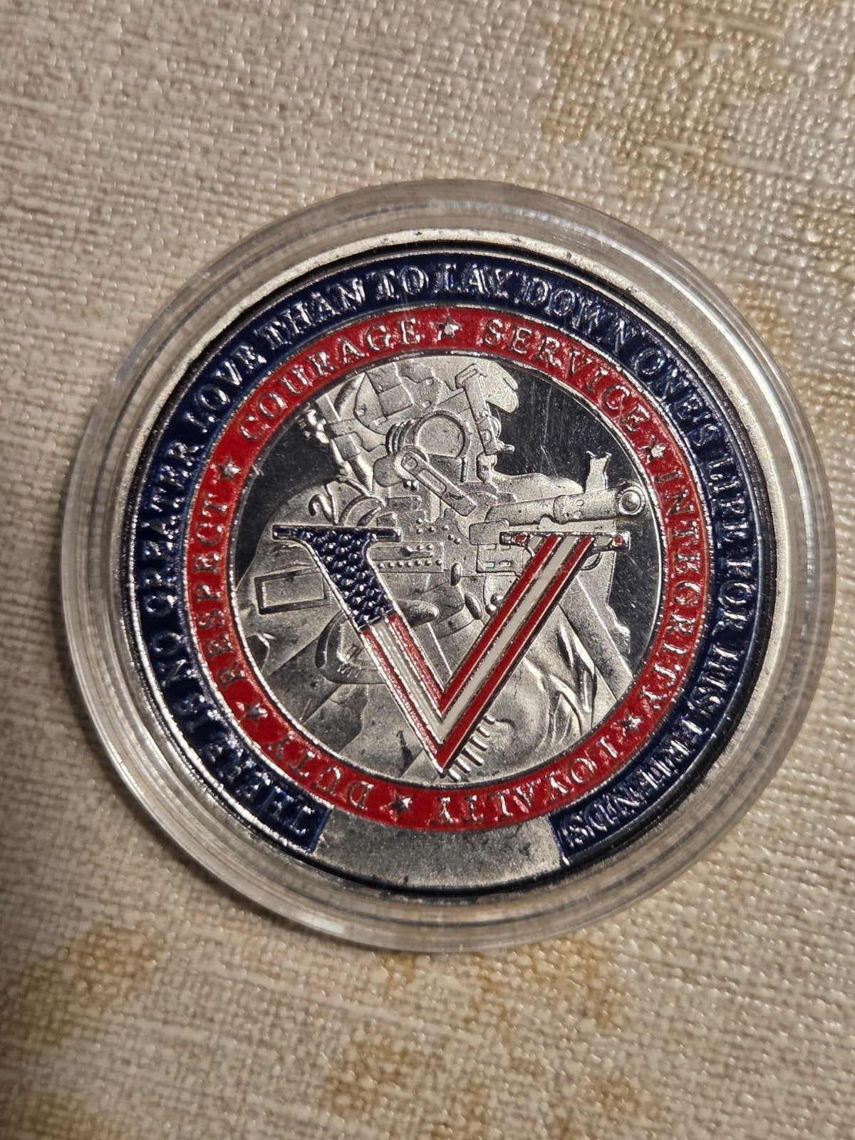 Amerikaanse Veteranen Herdenkingsmunt - Land of the Free, Ophalen of Verzenden