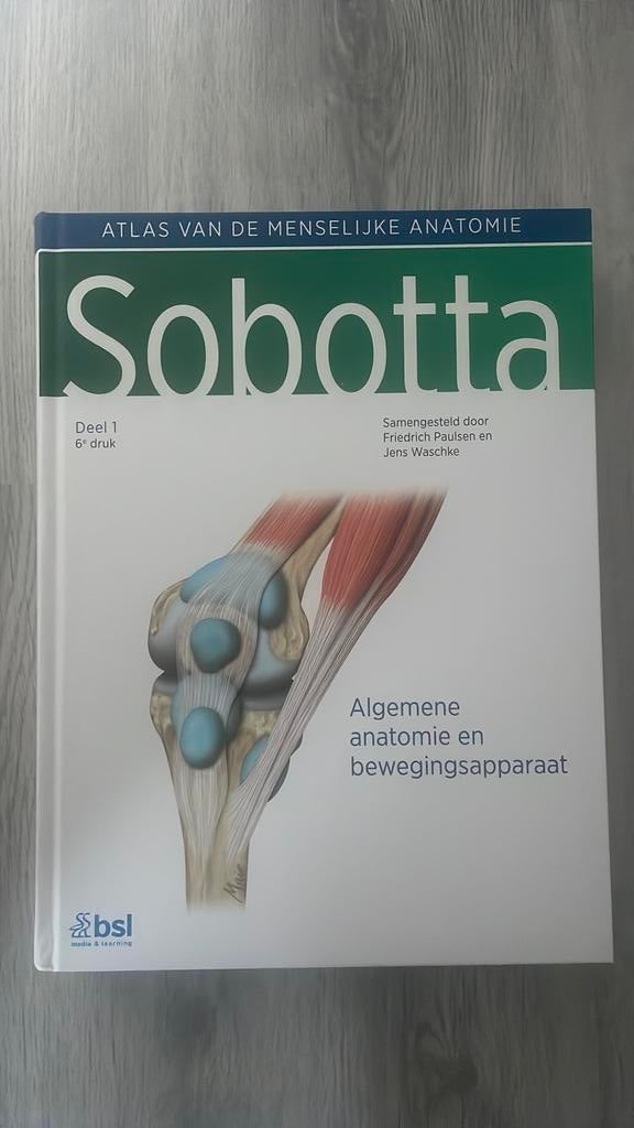 1 Algemene anatomie en bewegingsapparaat, Ophalen, Zo goed als nieuw, Natuurwetenschap