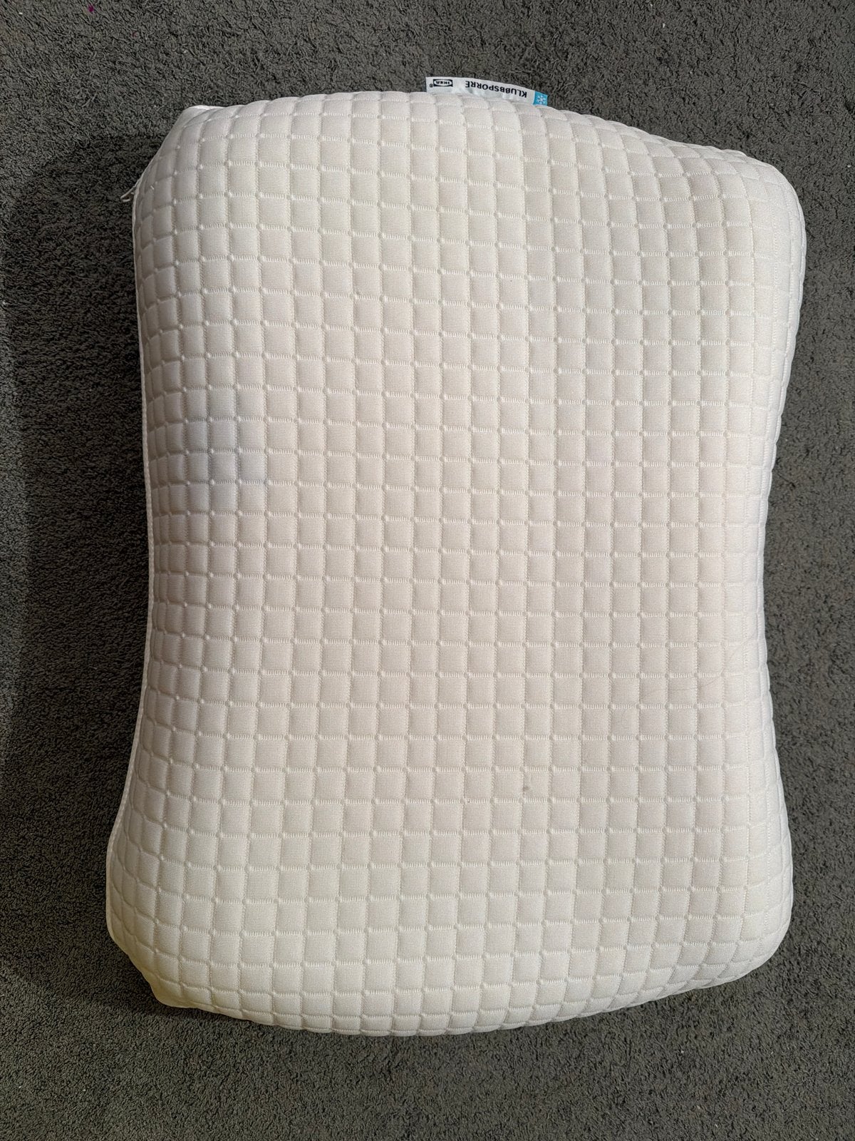 Zo goed als nieuw IKEA KLUBBSPORRE ergonomisch kussen, Ophalen, Schuim, Eenpersoons, Wit