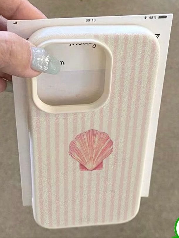 Stijlvol Schelpen Hoesje voor iPhone (11 t/m 17), Telecommunicatie, Mobiele telefoons | Hoesjes en Frontjes | Apple iPhone, Kunststof