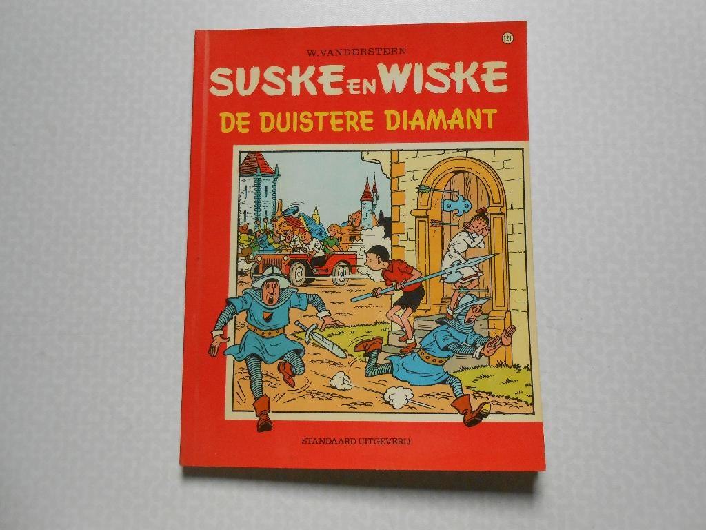 Suske en wiske 121 De duistere diamant 1971 1 ste druk., Willy Vandersteen, Eén stripboek, Nieuw, Ophalen of Verzenden