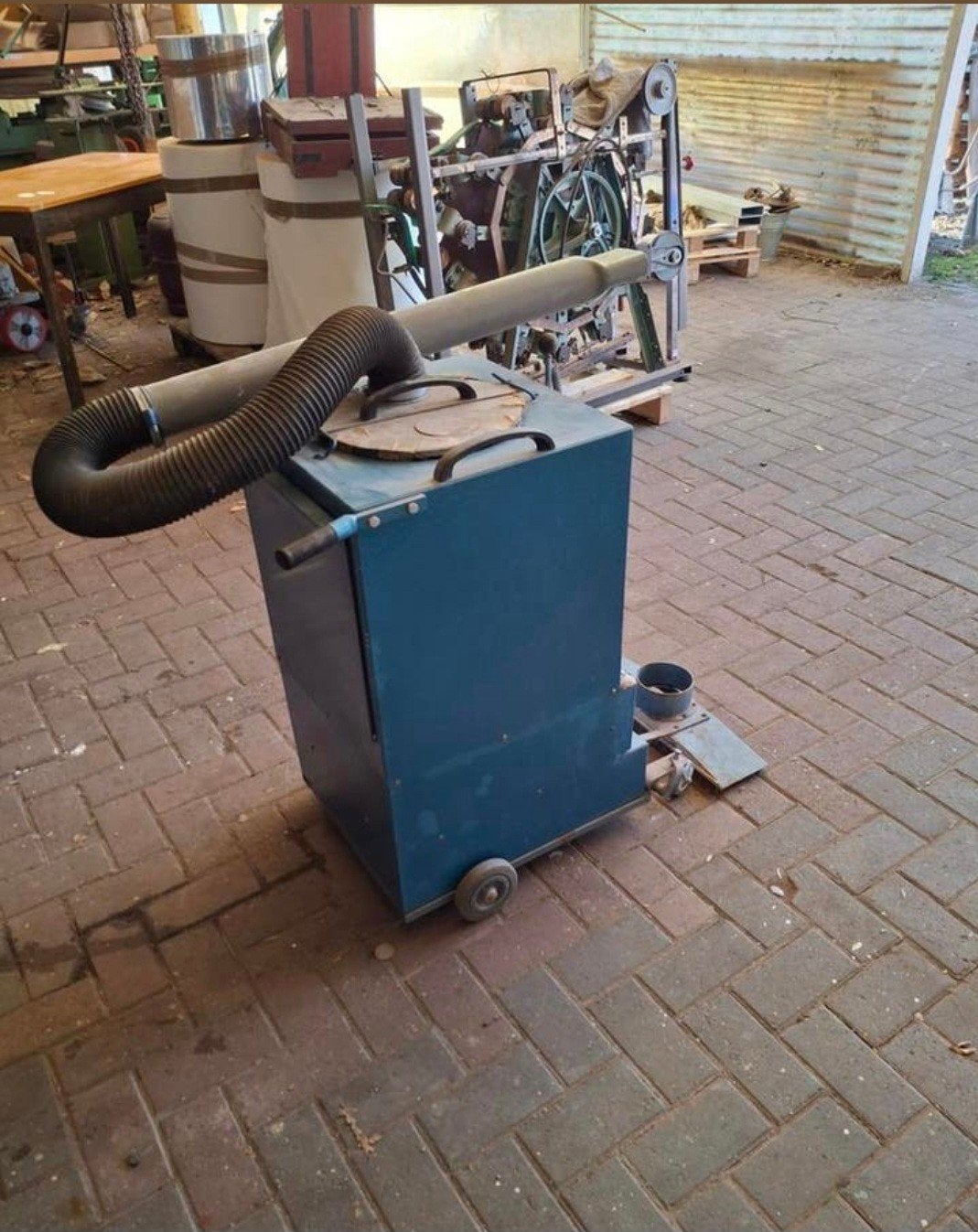 Werkplaats afzuiging / machine afzuiging (mobiel), Doe-het-zelf en Verbouw, Ophalen, Gebruikt