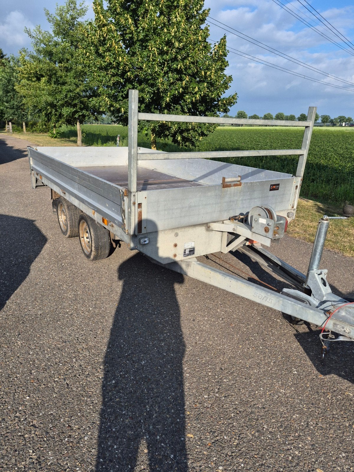 Plateauwagen Bakmaat 325 bij 170, Auto diversen, Ophalen of Verzenden, Gebruikt