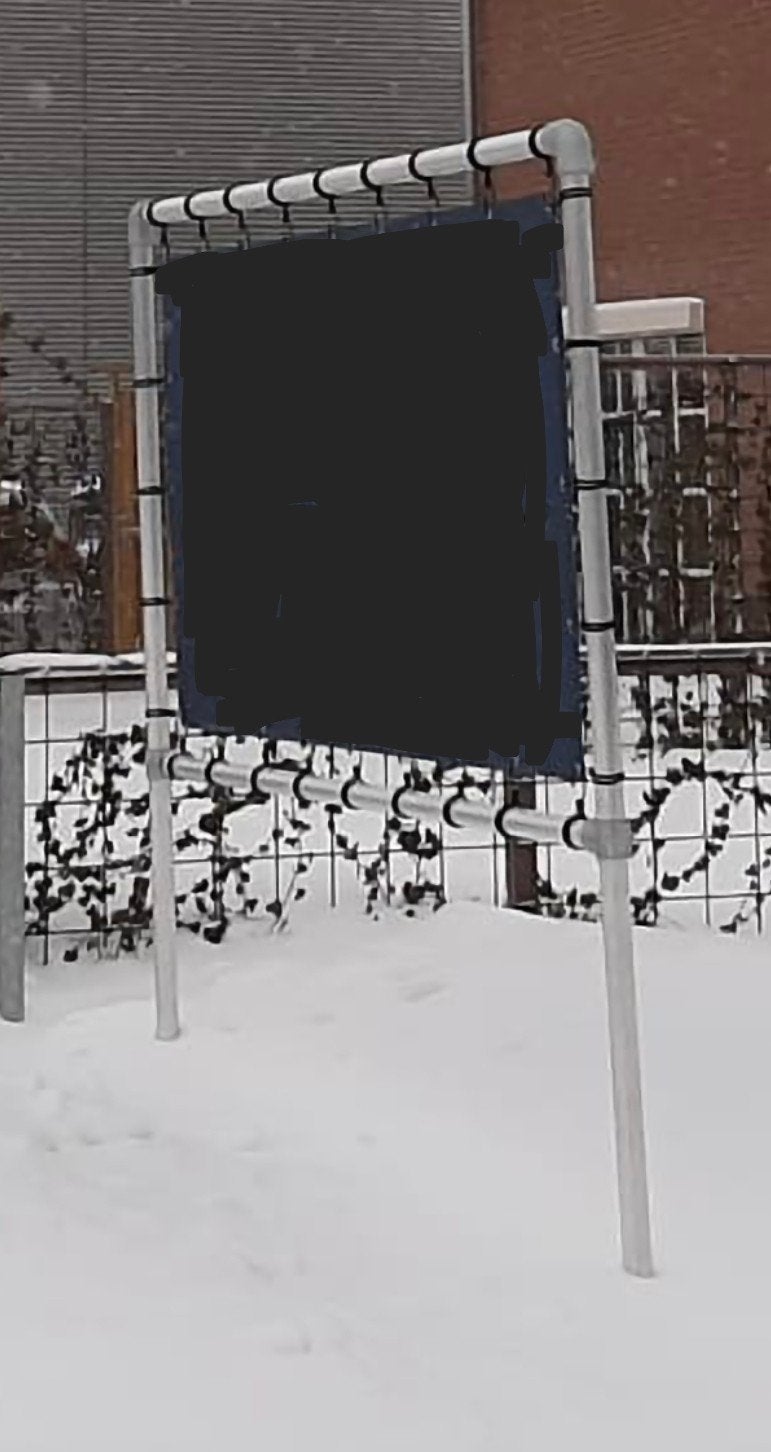 Spandoek frame met doek 2.00m x 1.00m, Ophalen, Gebruikt, 2 tot 4 meter, Aluminium