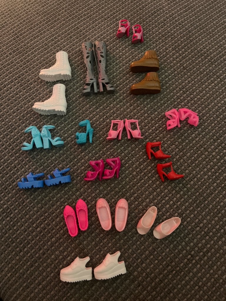 Barbie mattel schoenen, Ophalen of Verzenden, Zo goed als nieuw, Barbie