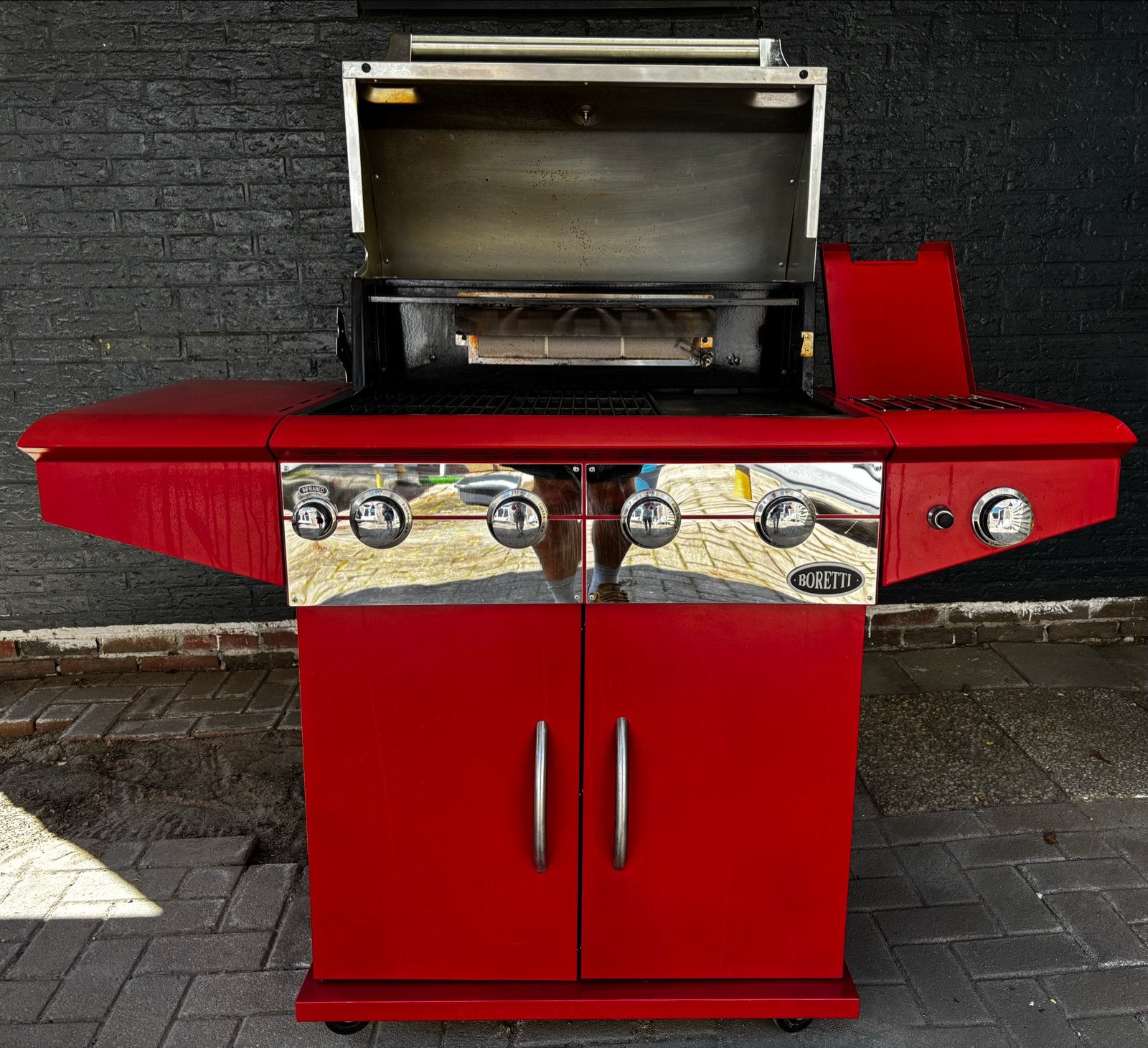 Boretti buitenkeuken op gas - Rood, Ophalen, Gebruikt