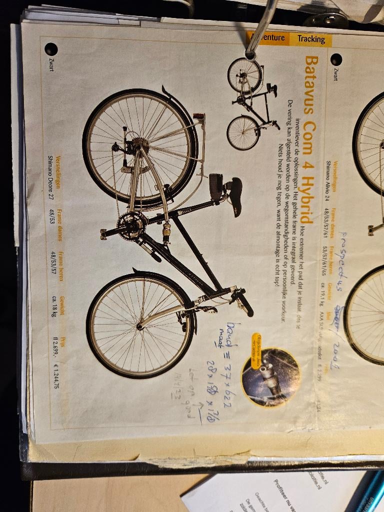 Batavus sport fiets, 28 inch, Gebruikt, Velgrem, 56 cm of meer