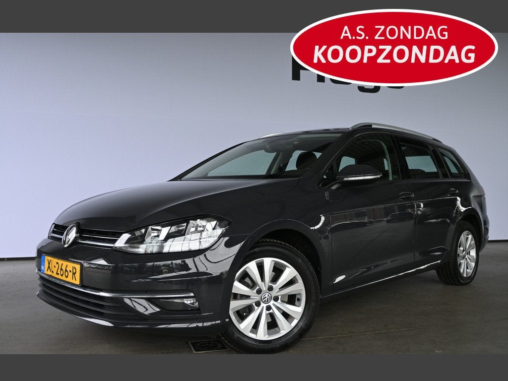 Volkswagen Golf Variant TSI Business Automaat Clima Navigati, Gebruikt, Met garantie (alle), Origineel Nederlands, 3 cilinders