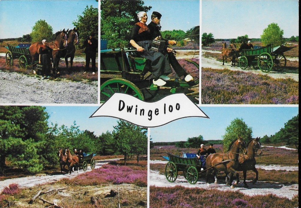 Dwingeloo gelopen ansichtkaart ( a436, Ophalen of Verzenden, Voor 1920, Gelopen