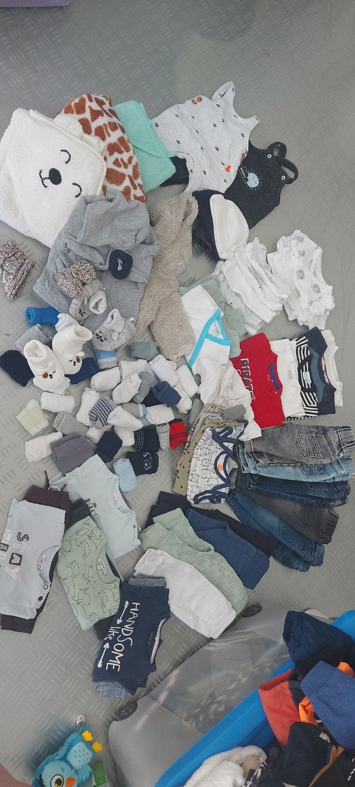 kledingpakket mt 50/56 jongen, Ophalen of Verzenden, Zo goed als nieuw, Maat 50